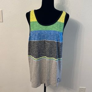 Rip Curl Standard Fit Abstract Stripes Tank A Product of the Search Size Medium